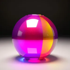 Glossy World Glass Sphere