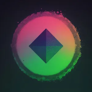 Graphic planet symbol design