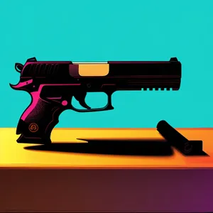 Deadly Arsenal: Revolver Pistol Firearm Weapon