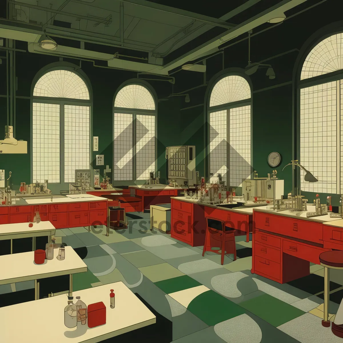 Picture of Modern furniture in a stylish home interior