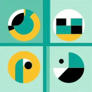 Business Icons Set: Design Elements for Web Buttons and Letterhead