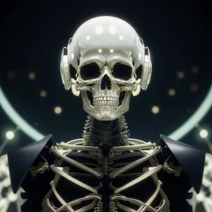 Death Mask Skull Amulet Body Covering