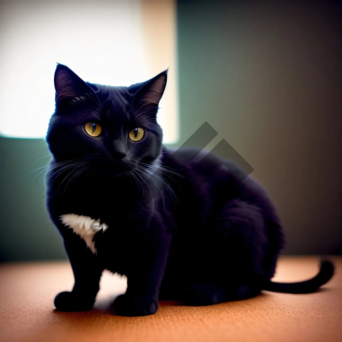 Picture of Curious Gray Kittens - Adorable, Fluffy Domestic Pets