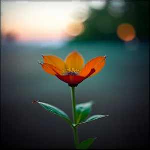 Vibrant Blooms In Lush Garden