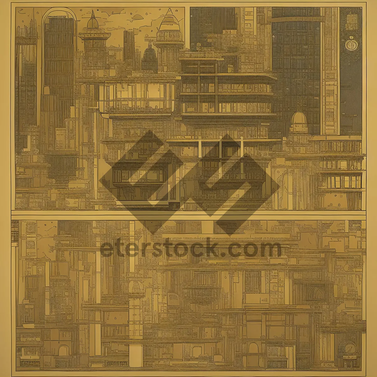 Picture of Vintage Advertisement Texture Artwork