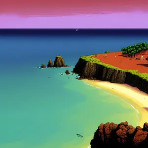 Turquoise Bay: Scenic paradise, sandy shore and crystal-clear waters.