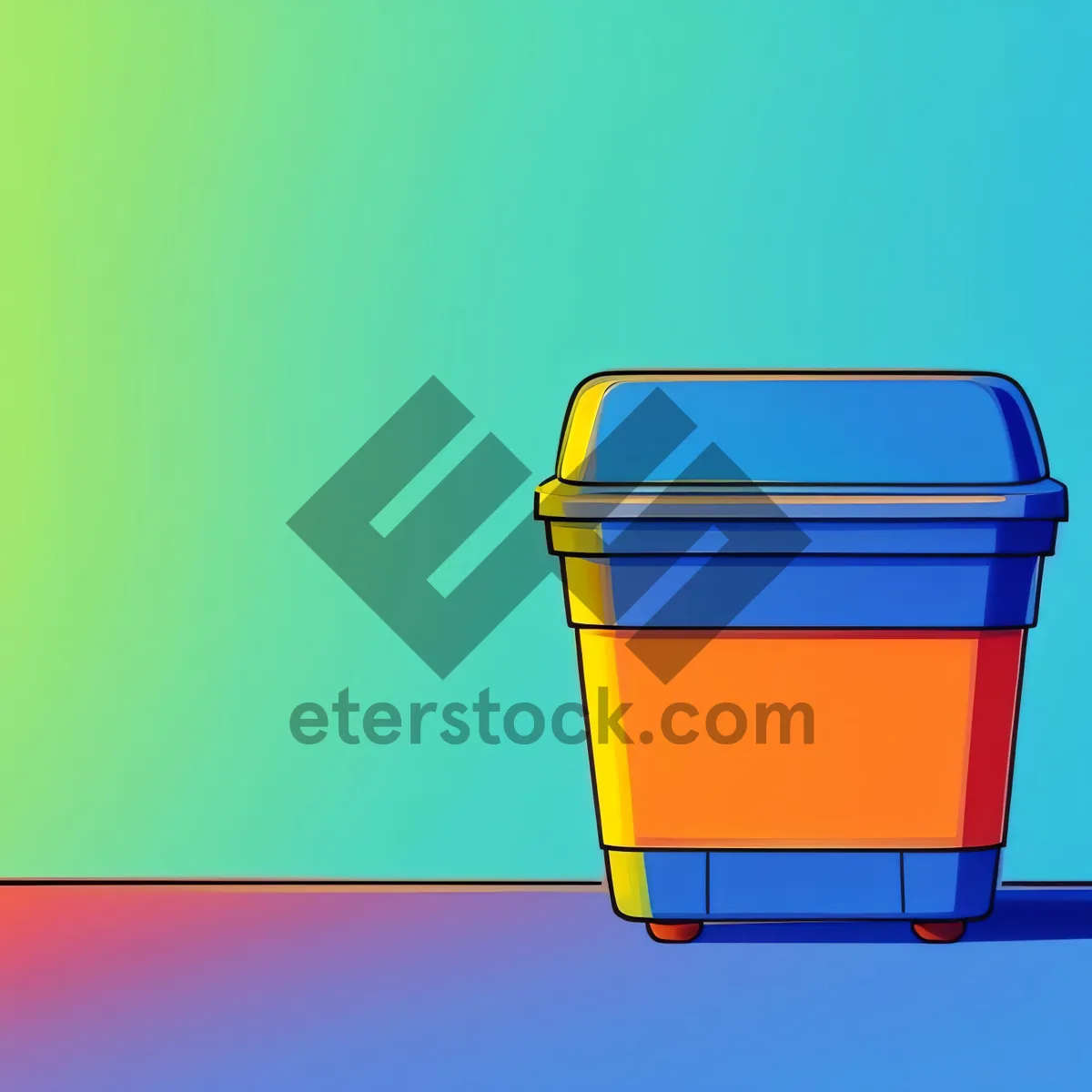 Picture of Plastic 3D Basket Container