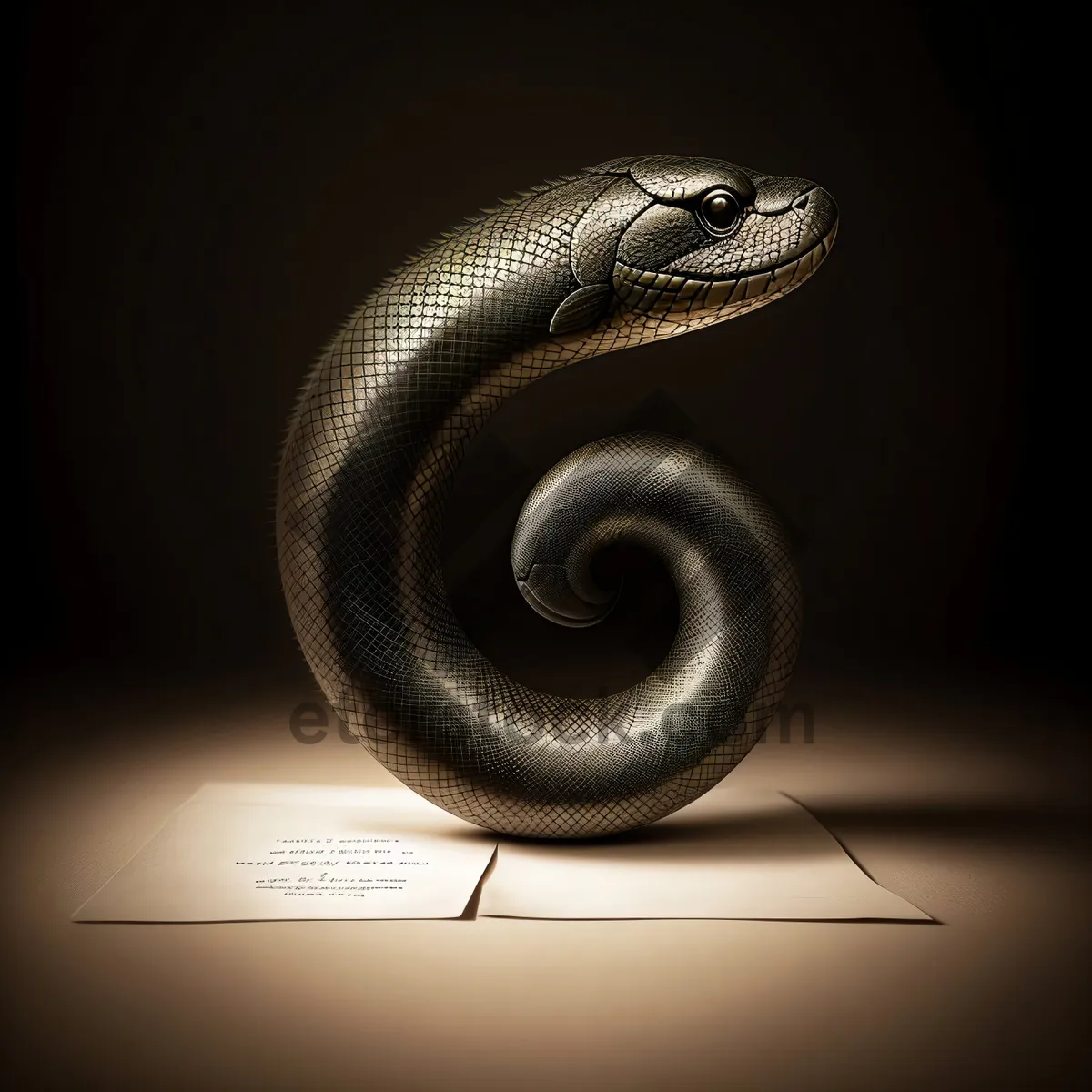 Picture of Wild Night Snake: Thunderous Black Eye of Danger