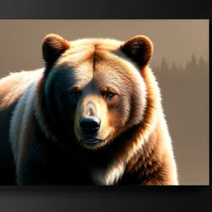 Wild Brown Bear - Majestic and Fierce