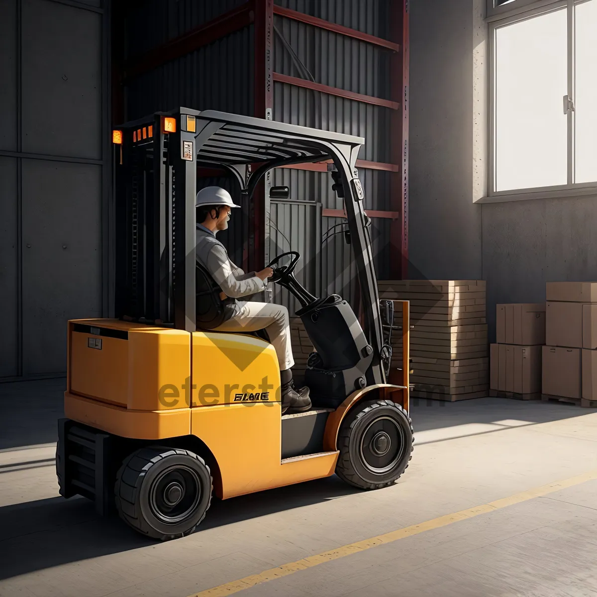 Picture of Industrial Forklift: Efficient Load Handling Equipment