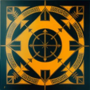 Bold Pirate Symbol: Fire Station Icon for Heraldry Design