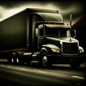 Highway Hauler: Fast and Efficient Trailer Truck