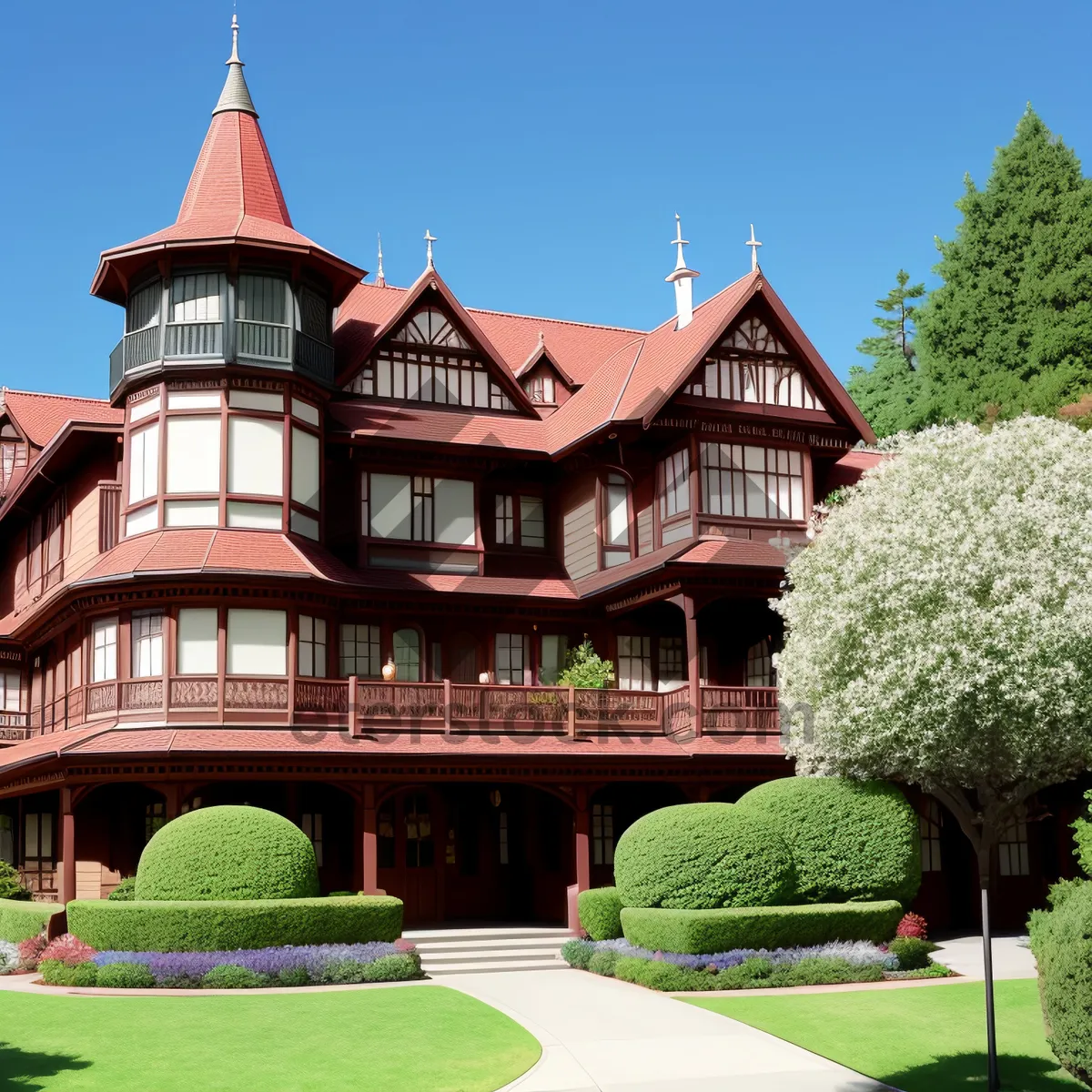 Picture of Historic Villa with Skyline View and Serene Gardens