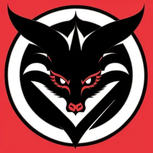 Black Heraldic Symbol Art Graphic Design Icon