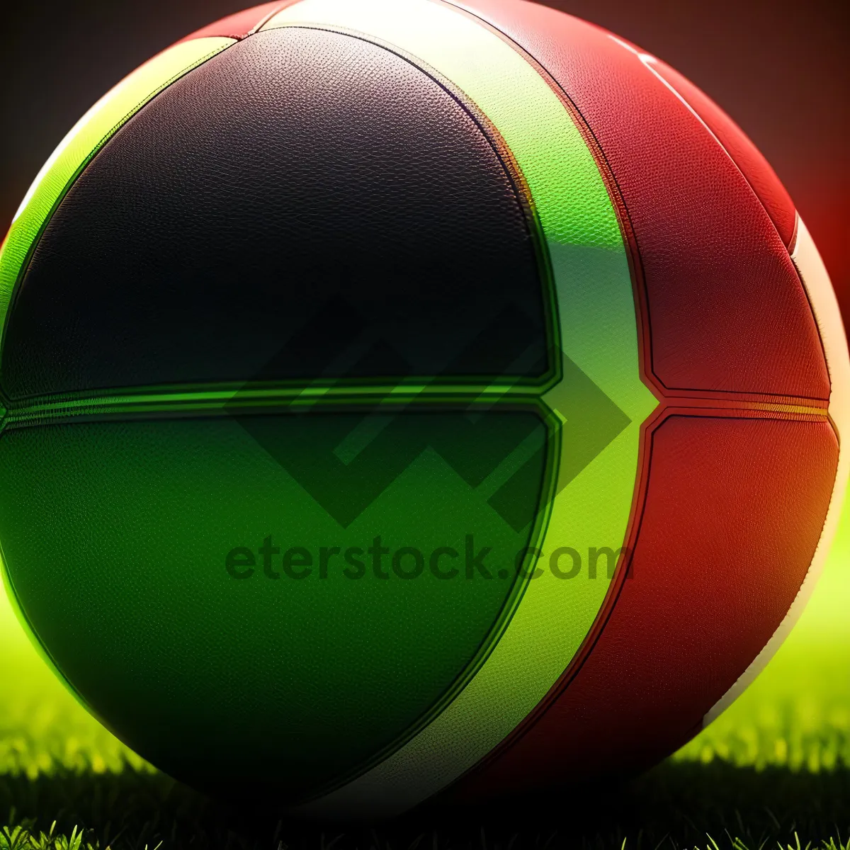 Picture of World Cup Soccer Ball with National Flags