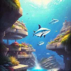 Tropical Marine Life Underwater Coral Reef