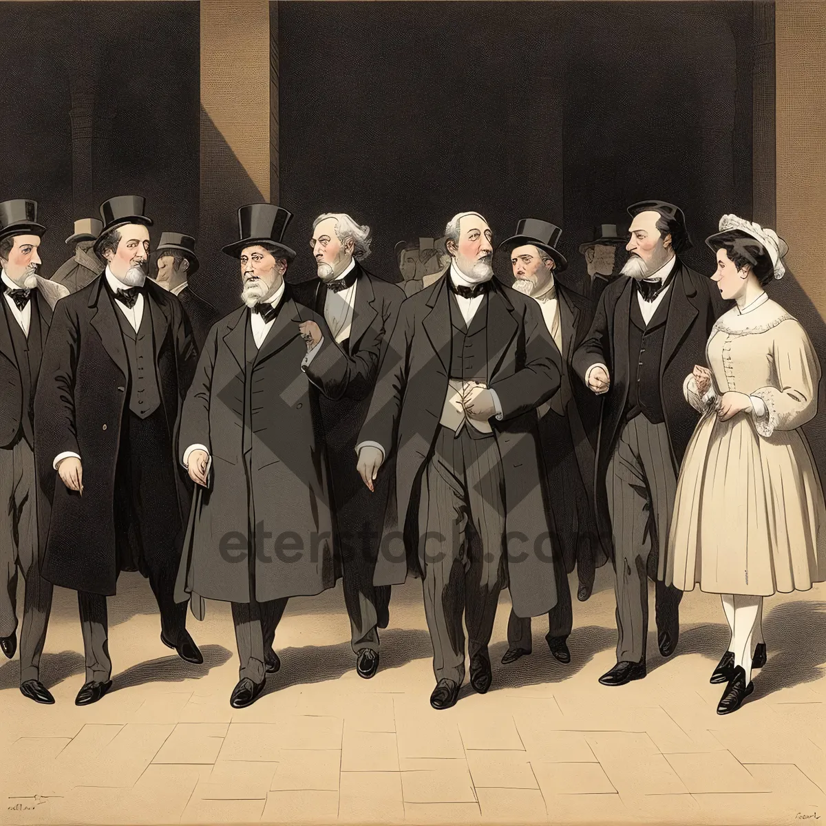 Picture of Successful business team in corporate office