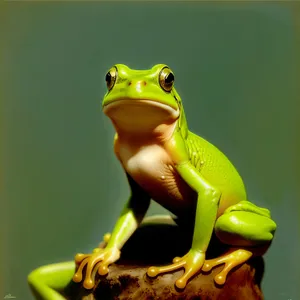 Eyed Tree Frog - Vibrant Wildlife Close-Up