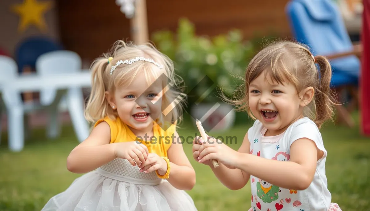 Picture of Happy Boy Smiling in Park with Family