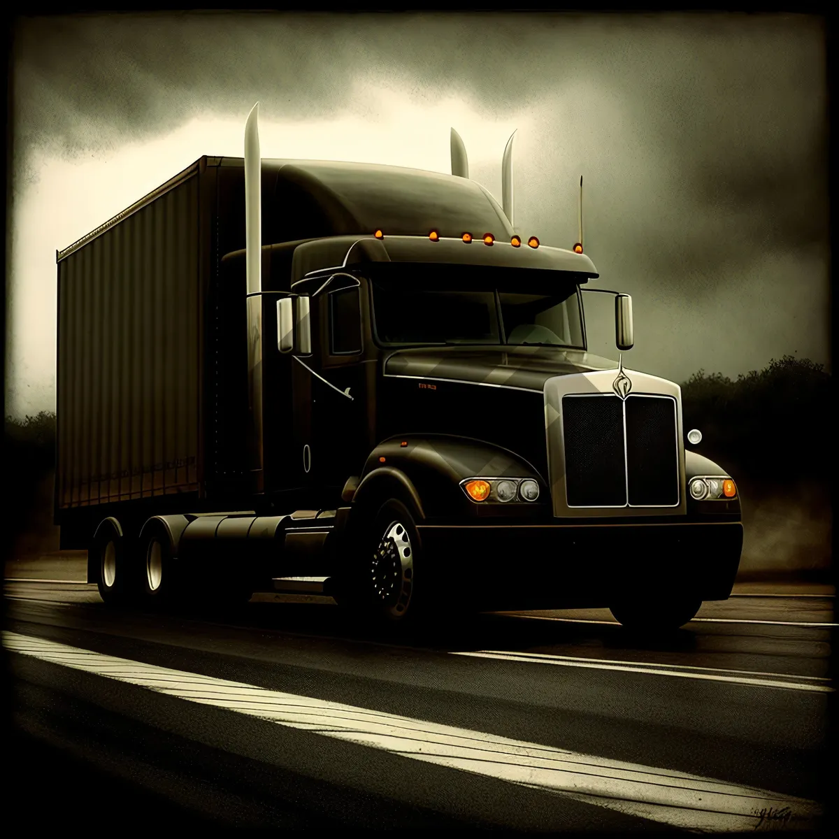 Picture of Highway Hauler: Fast and Reliable Trucking Transport