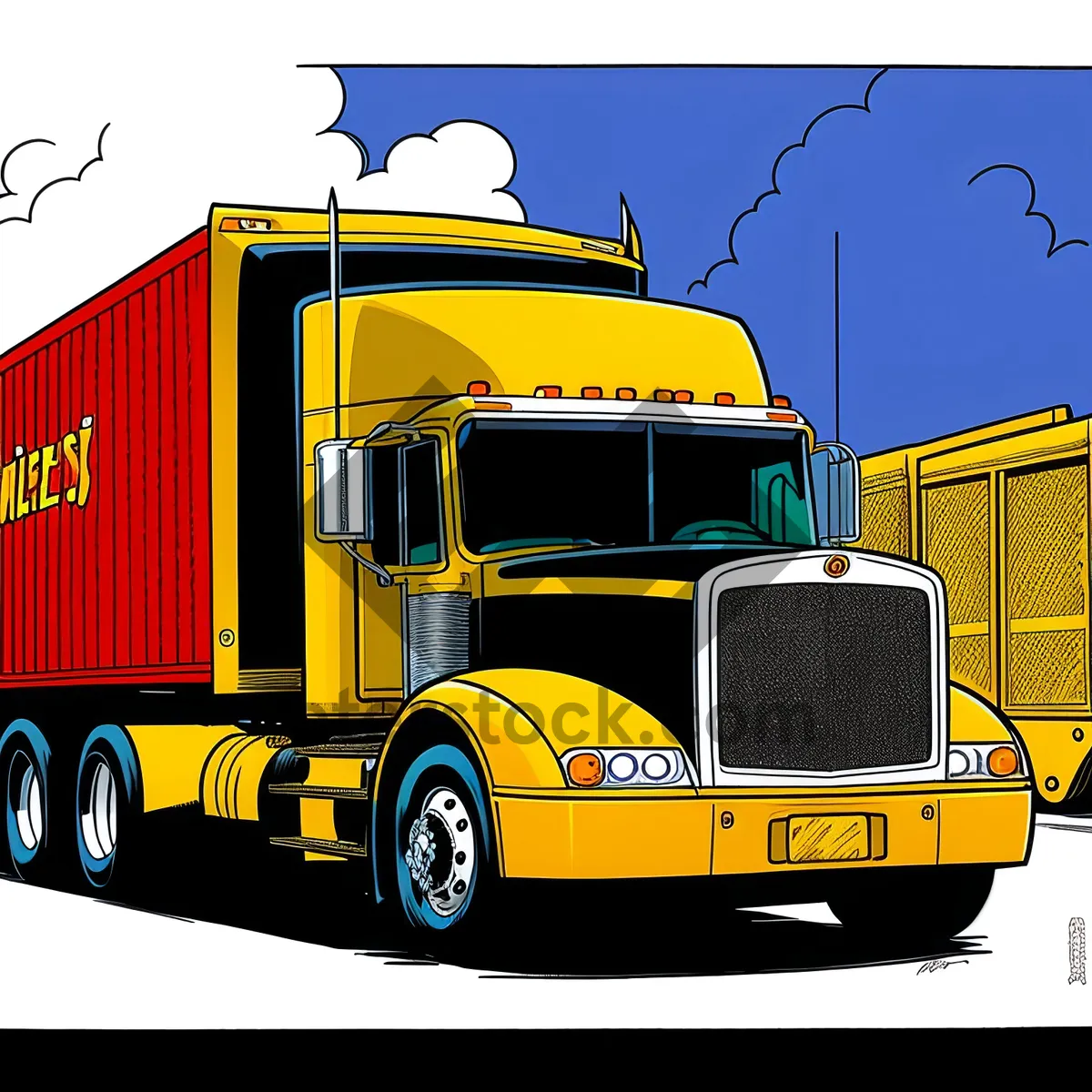 Picture of Highway Hauler: Fast and Heavy Cargo Transport