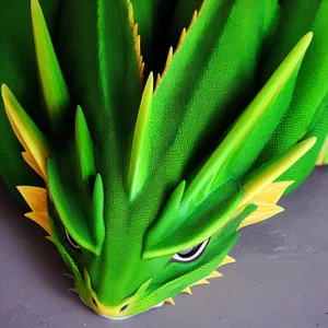 Vibrant Agave Leaf Close-Up - Desert Plant