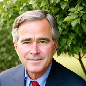 Smiling Male Business Executive in Suit