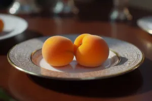 Fresh Fruit Breakfast Bowl with Eggs and Oranges