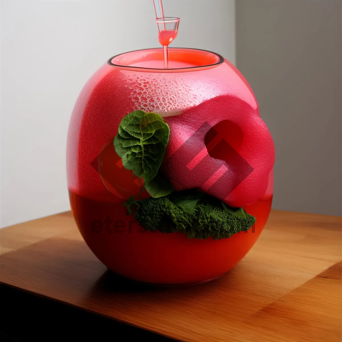 Picture of Fresh fruit breakfast in glass container