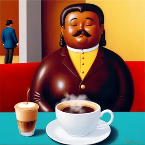 Caffeine Kick: Aromatic Coffee in a Mug