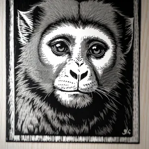 Wild Primate Gibbon: A Majestic Monkey in the Wild
