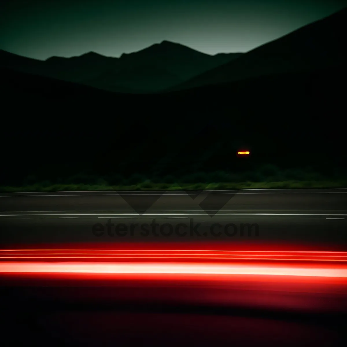 Picture of Highway Drive through Cloudy Countryside