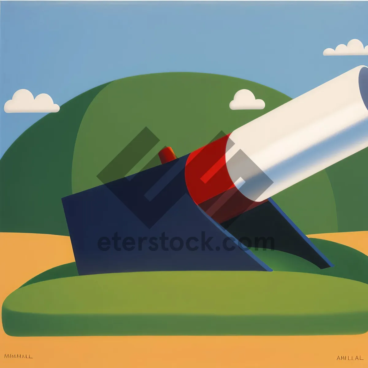 Picture of Patriotic Flag Graphic Design Symbolizing National Pride