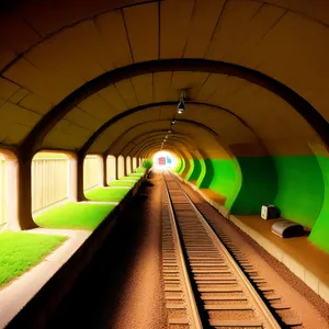 Urban Underground Transportation Hub: Subway Station Terminal