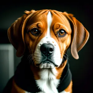 Adorable Beagle Puppy - Purebred Canine Pet Portrait