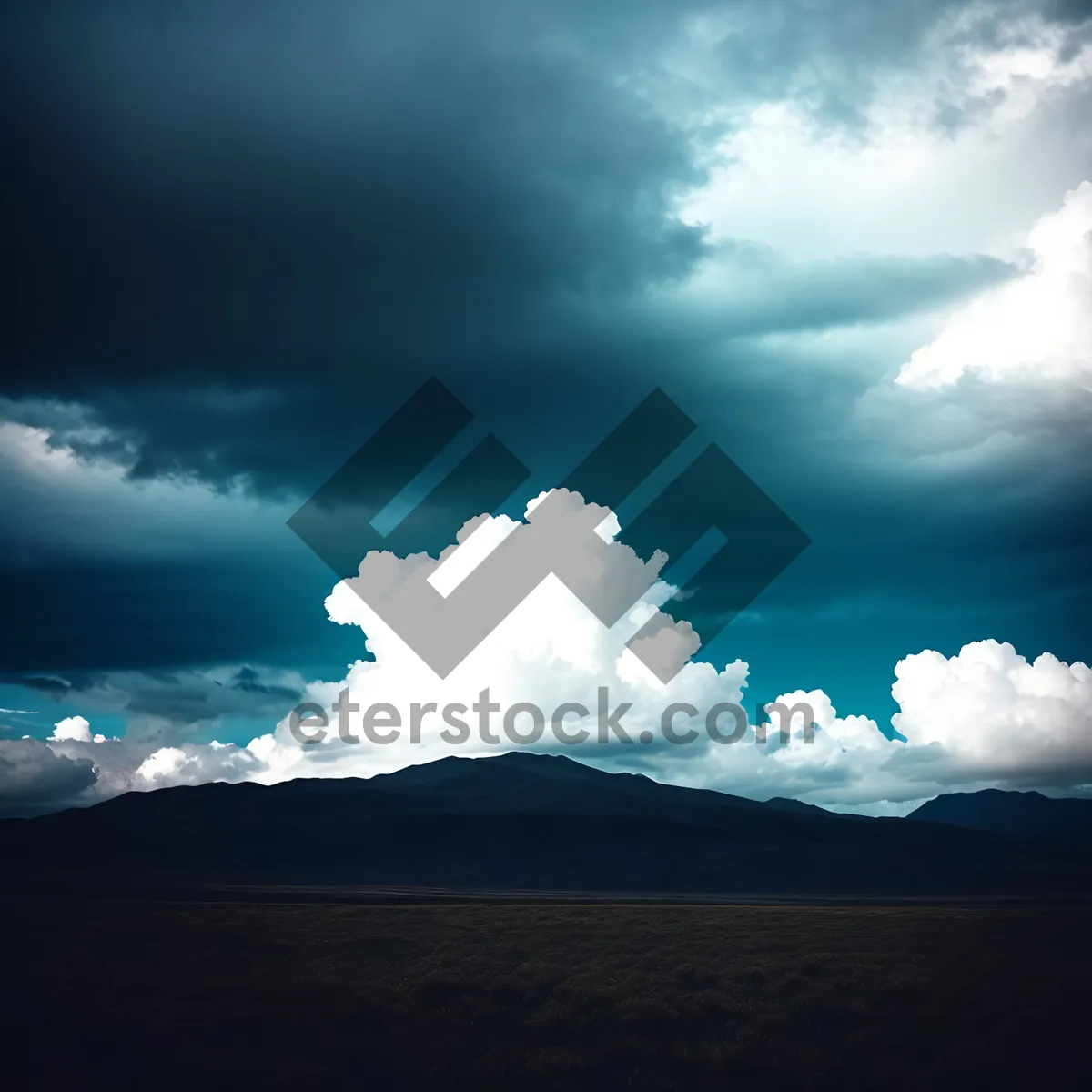 Picture of Volcanic Majesty: A Stunning Sunset over Mountain Peaks