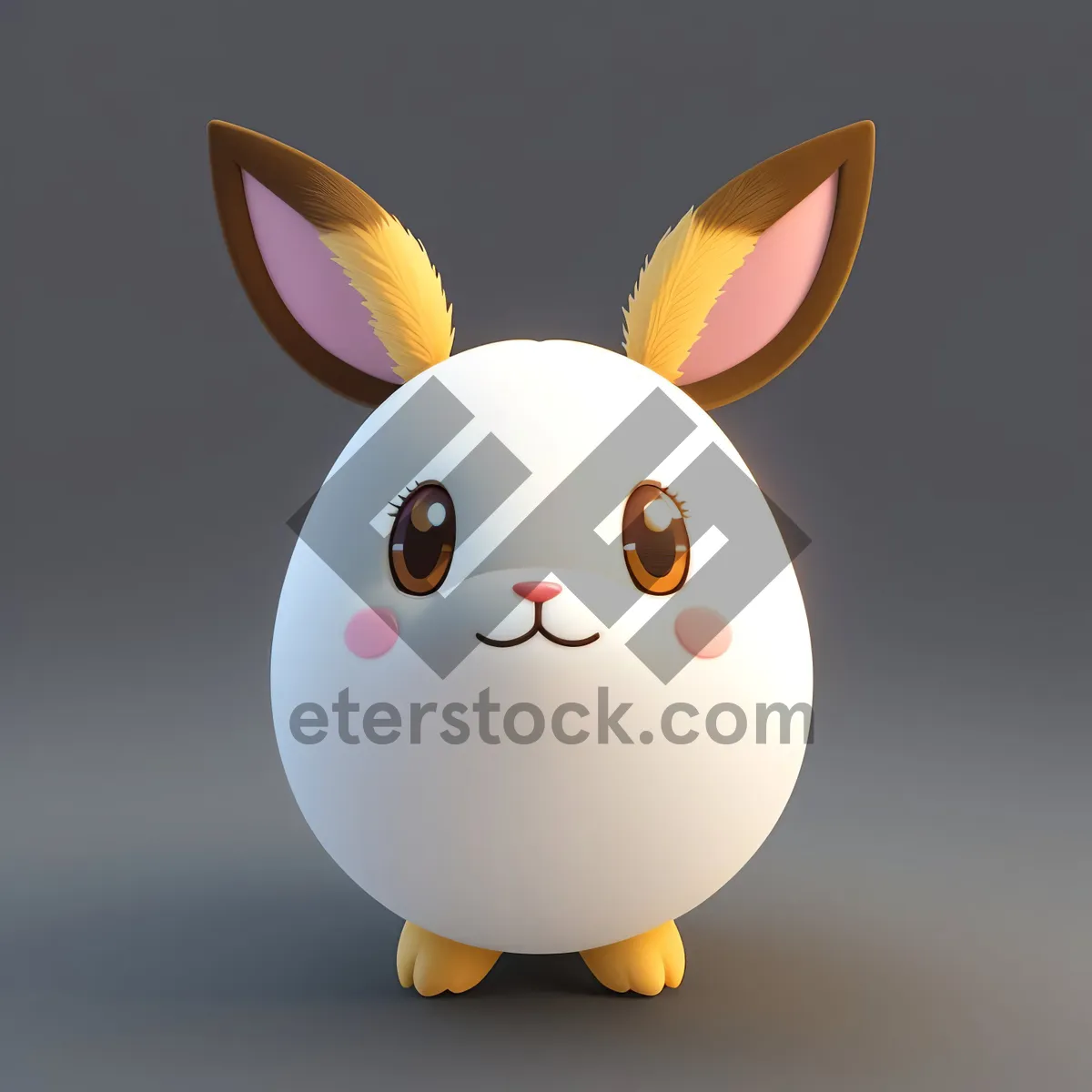 Picture of Cute Cartoon Rabbit Piggy Bank