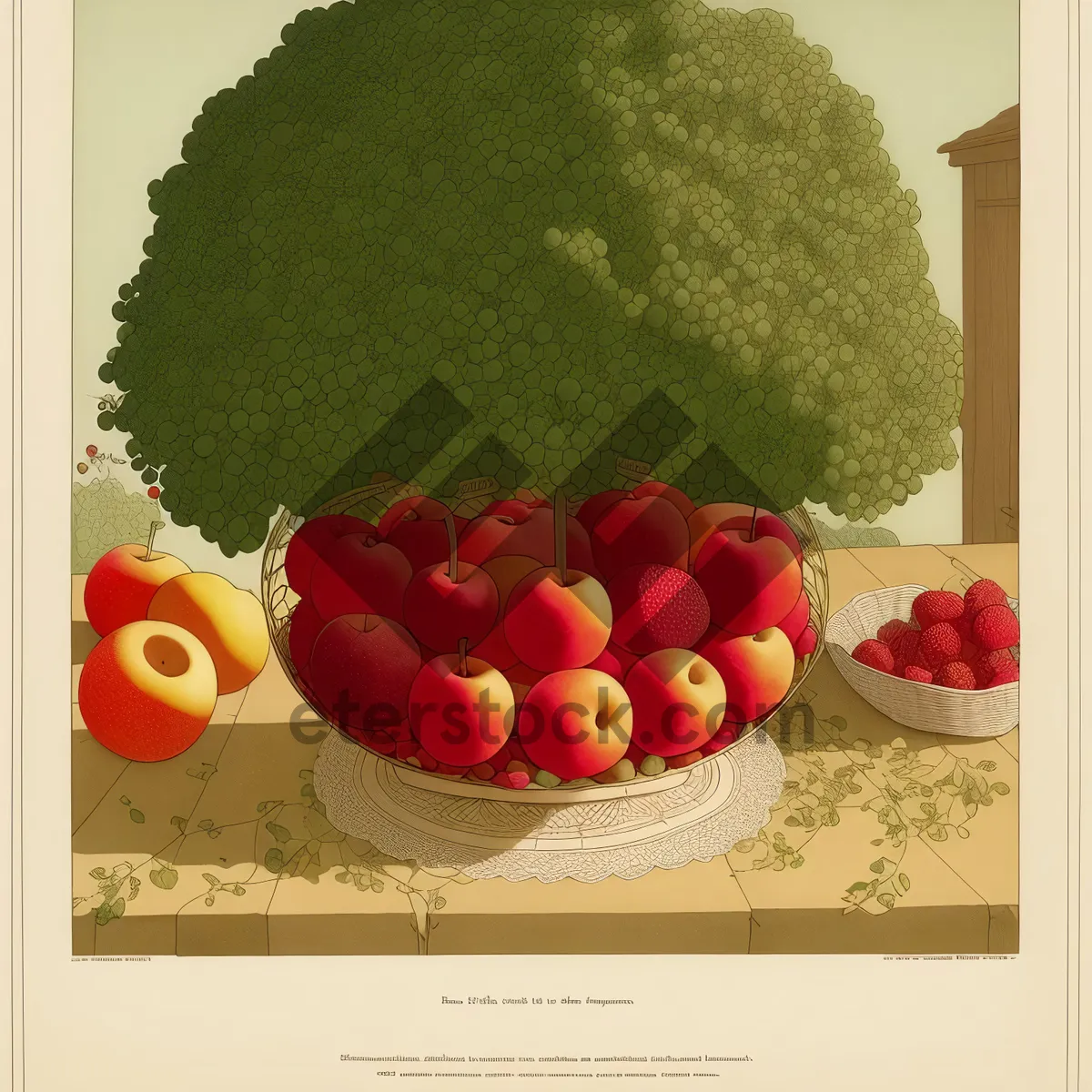 Picture of Delicious Empire Apple: Healthy and Edible Fruit
