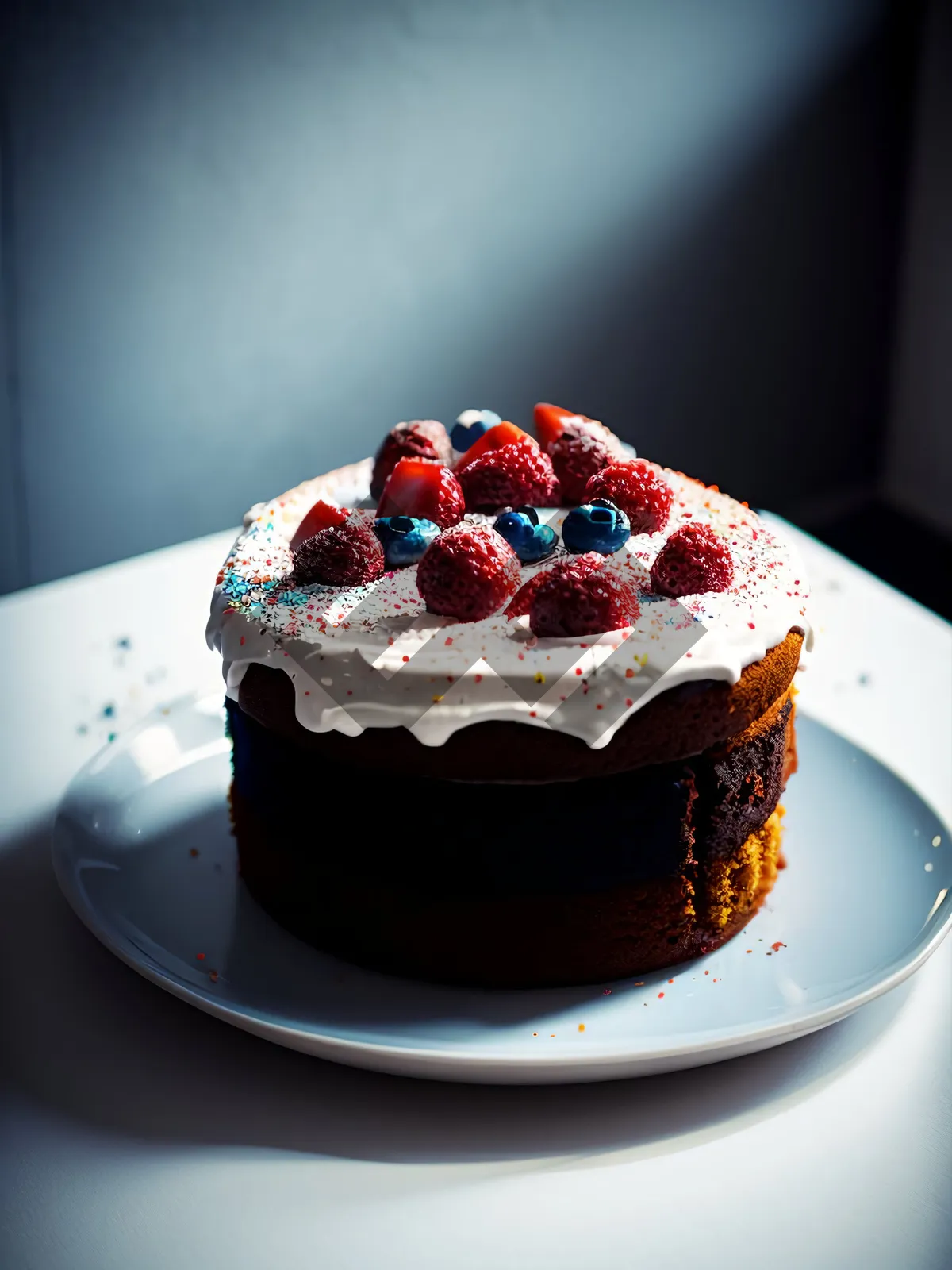 Picture of Delicious Berry Trifle with Gourmet Chocolate