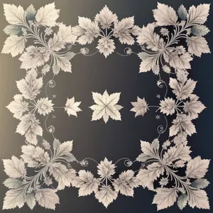 Frozen Floral Snowflake Decoration
