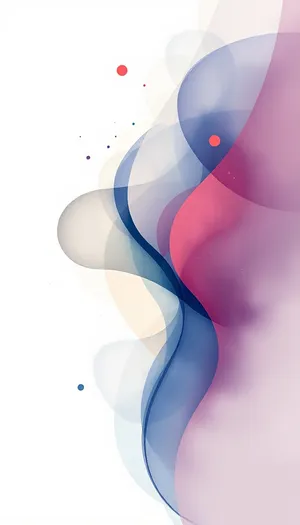 Graphic Man in 3D Abstract Wave Pattern Design