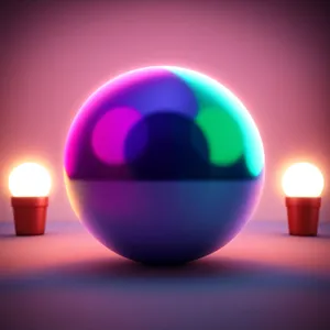 Colorful Glass Sphere Button Set for Web Design