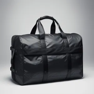Black Leather Mailbag: Stylish Handbag for Travel and Shopping