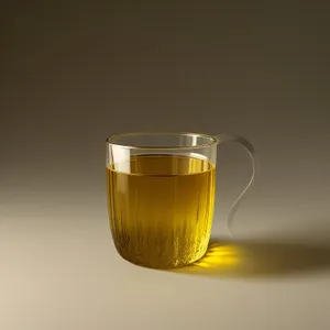 Golden Lager Drink in Frosted Glass