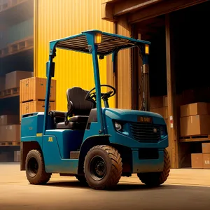 Heavy-duty Forklift Truck for Efficient Warehouse Operations
