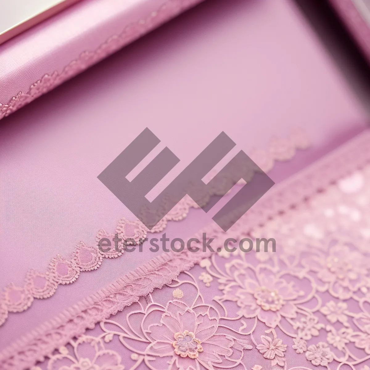 Picture of Vintage Pink Paisley Fabric Texture Design