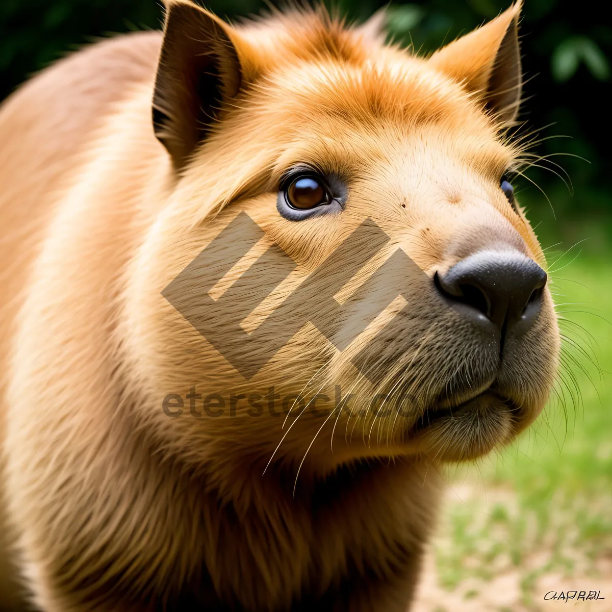 Picture of Majestic Lion King with Piercing Eyes