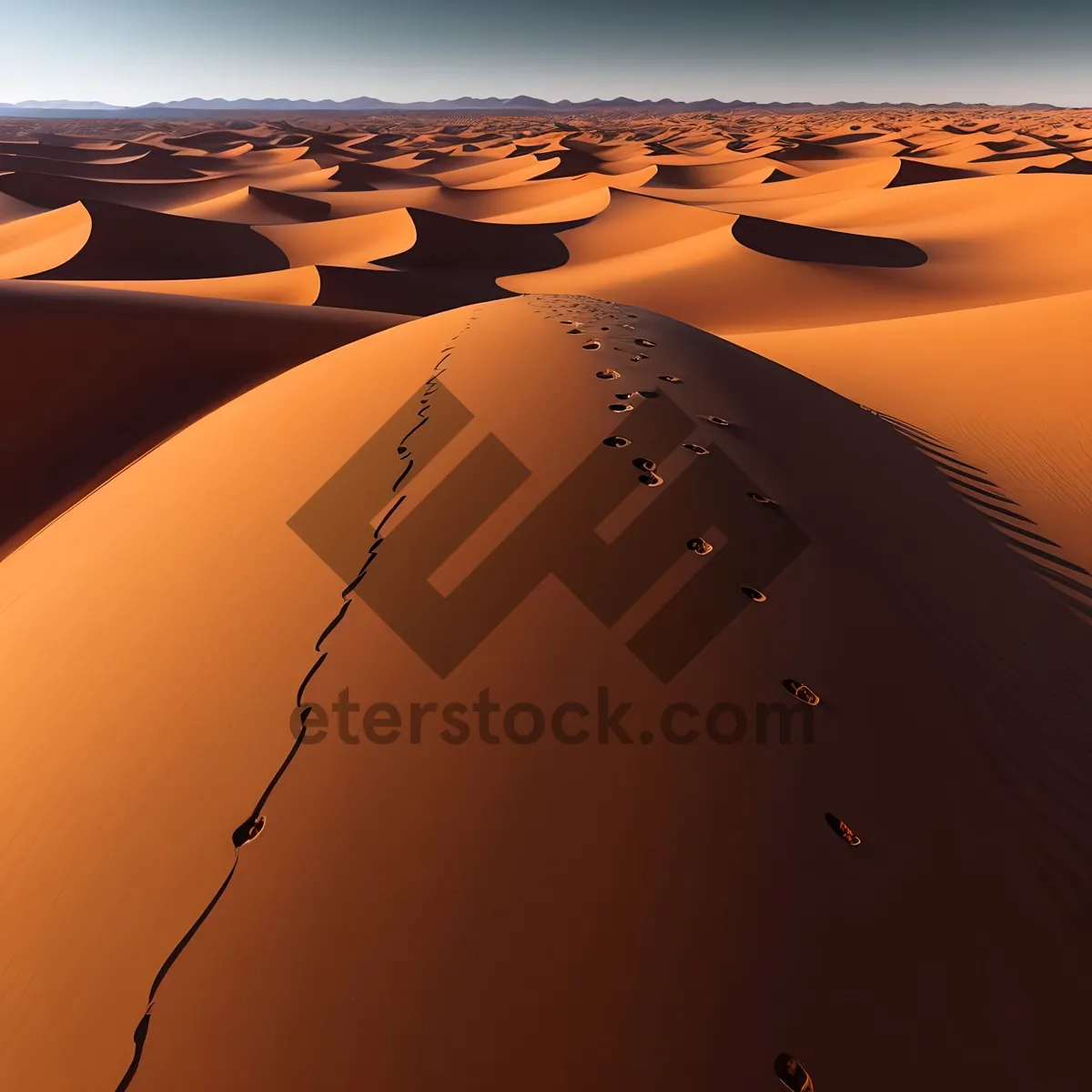 Picture of Scenic Dune Sunset in Morocco