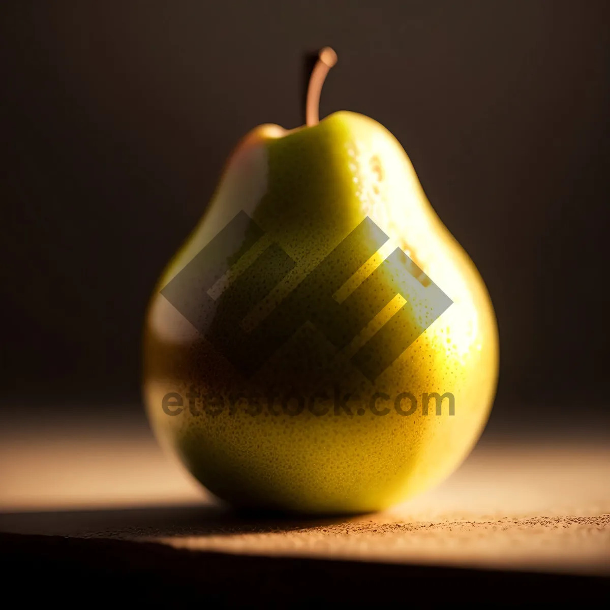 Picture of Juicy Yellow Pear - Sweet and Refreshing Edible Fruit.