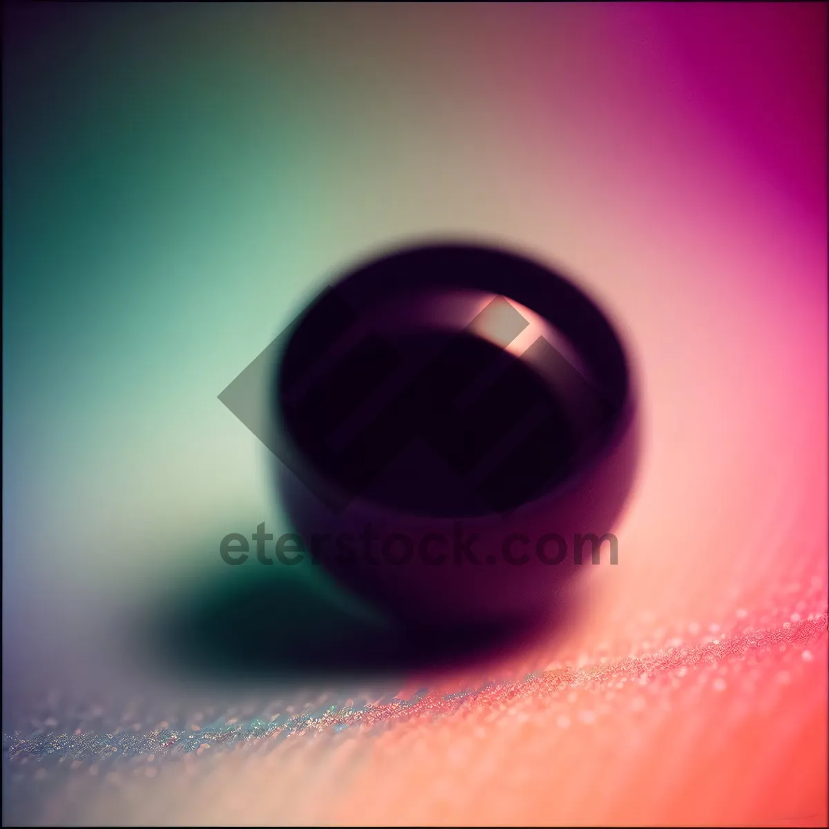 Picture of Shiny Digital Space: Black Compact Disk Design